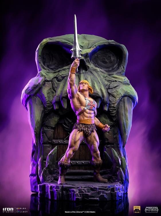 Pre-Order Iron Studios Masters of the Universe He-Man Deluxe Statue